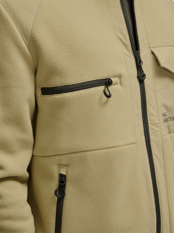 HALO Paneled Fleece Jacket, Chinchilla 